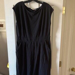 Boden EUC Black 100% Cotton Dress Size 12T